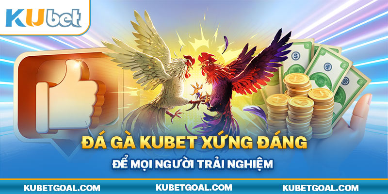 Đá gà Kubet xứng đáng để mọi người trải nghiệm