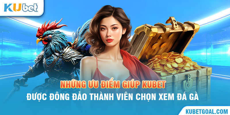 Những ưu điểm giúp Kubet được đông đảo thành viên chọn xem đá gà